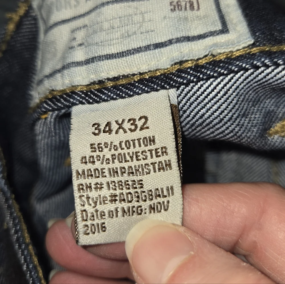 Alexander Julian Colours Men's 34 X 32 Blue Jeans